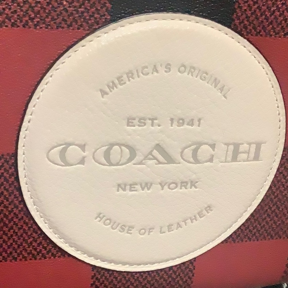 Coach buffalo plaid Dempsey camera bag - Picture 2 of 8